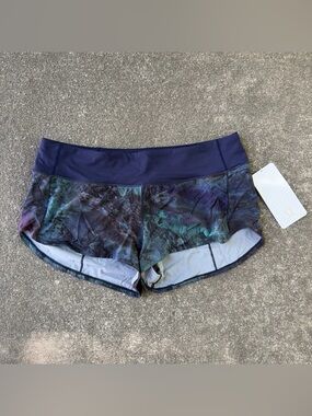 Lululemon Speed Up Short 2.5” Lined Women’s Size 8 Radiant/Midnight Navy Stretch